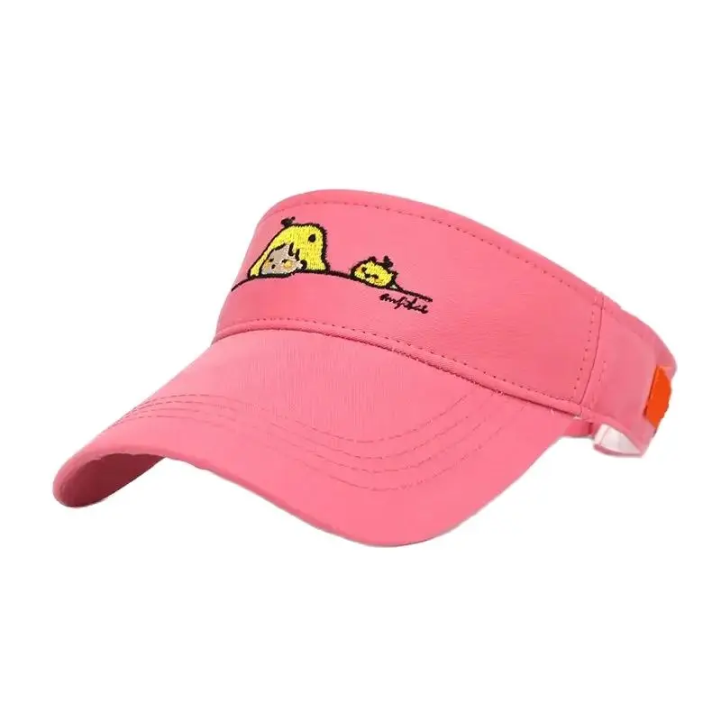 Spring and Summer Cotton Cartoon Print Visors Baseball Cap Adjustable Outdoor Sun Hat for Men and Women 18