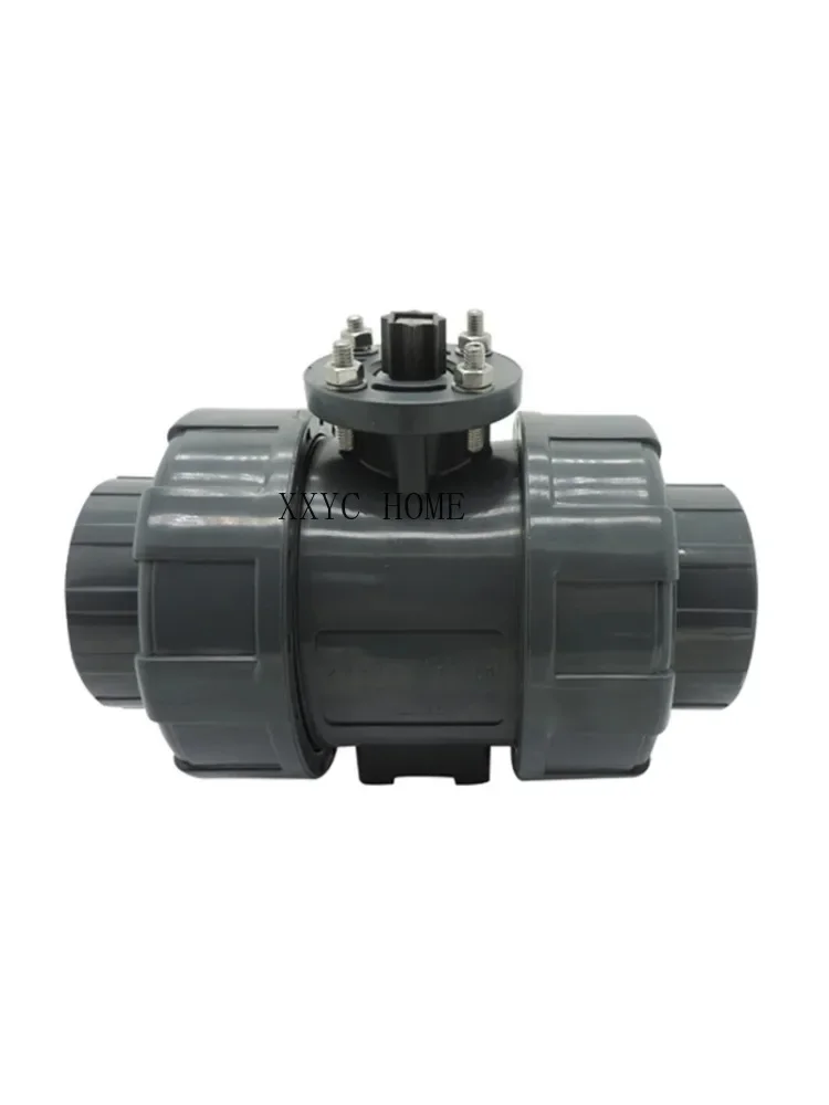 1pc pvc motorized ball valve for pipeline electric actuator pneumatics shut off valve pvc plastic 15/20/25/32/40/50/65/80/100