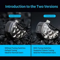 KZ AS24 PRO 24 Unit Balanced Armature Drive Adjustable Earbuds HIFI Music in Ear Wired Gaming Earphones 2PIN Cable AS12 AS16 ZAR