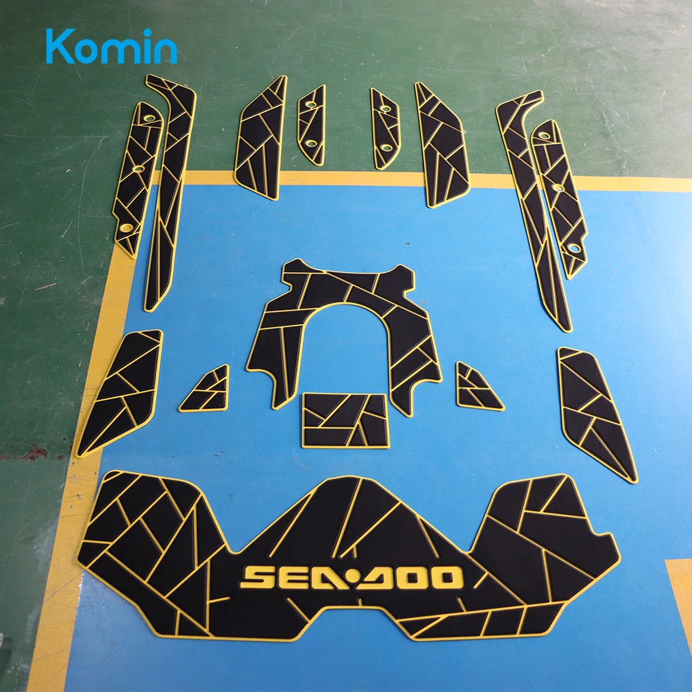 Komin EVA Foam Jet Ski Traction Mats  For Seadoo RXT-X 2019-2020 Non-slip Shock-absorbing Personal Water Craft Pads PWC Kits