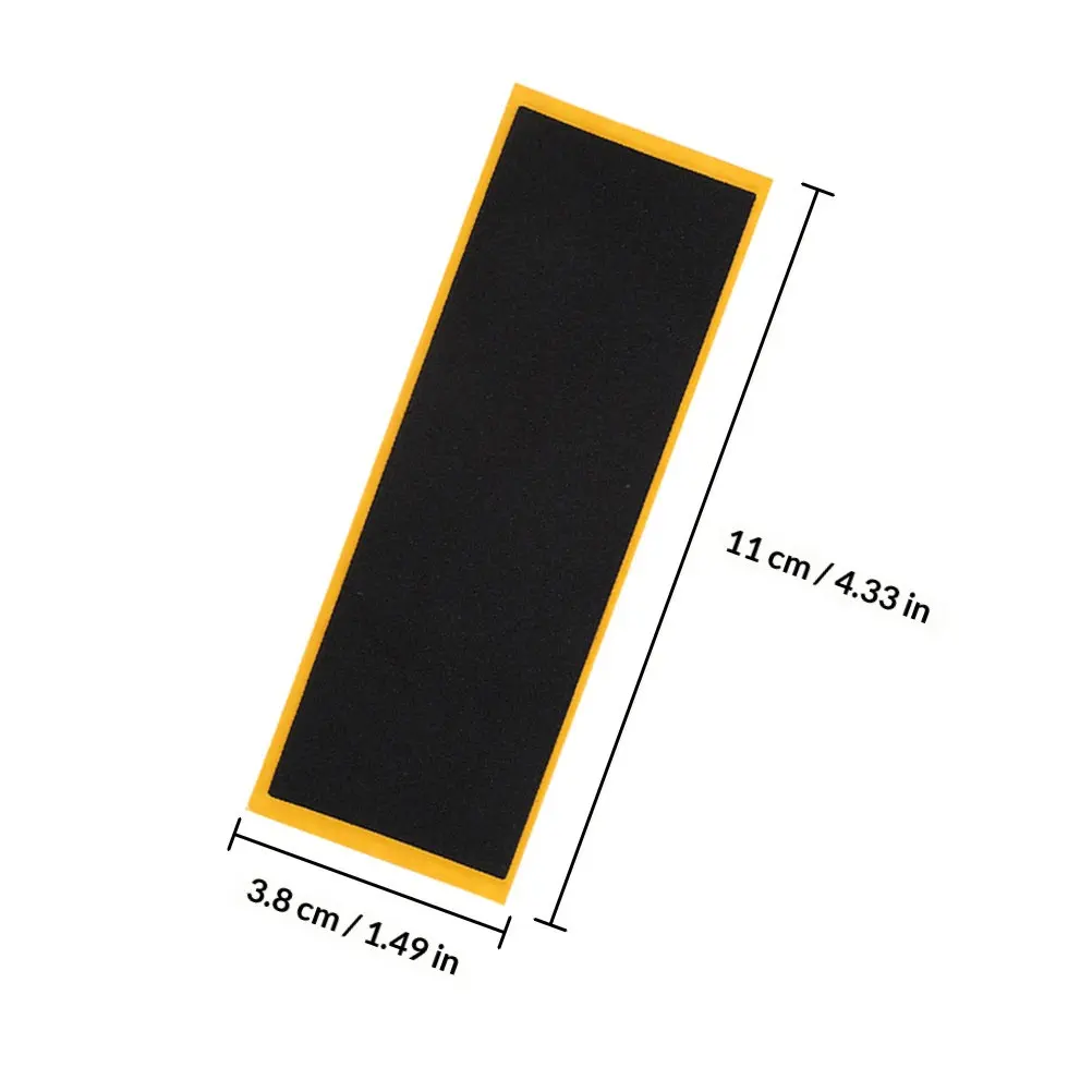 12Pcs Fingerboard Grip Tape Foam Nonslip Skateboard Sticker Easy Apply Replacement Mini Skate Deck Accessories