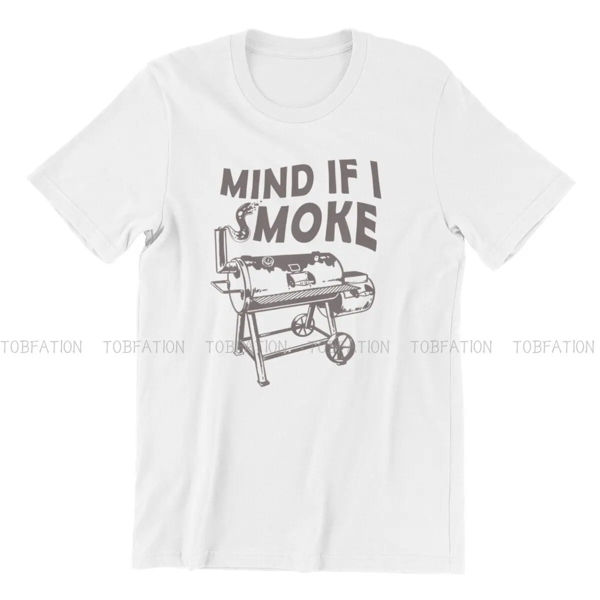 Original TShirts Mind If I Smoke Funny BBQ Smoking Barbecue Distinctive Men's T Shirt New Trend Clothing 6XL