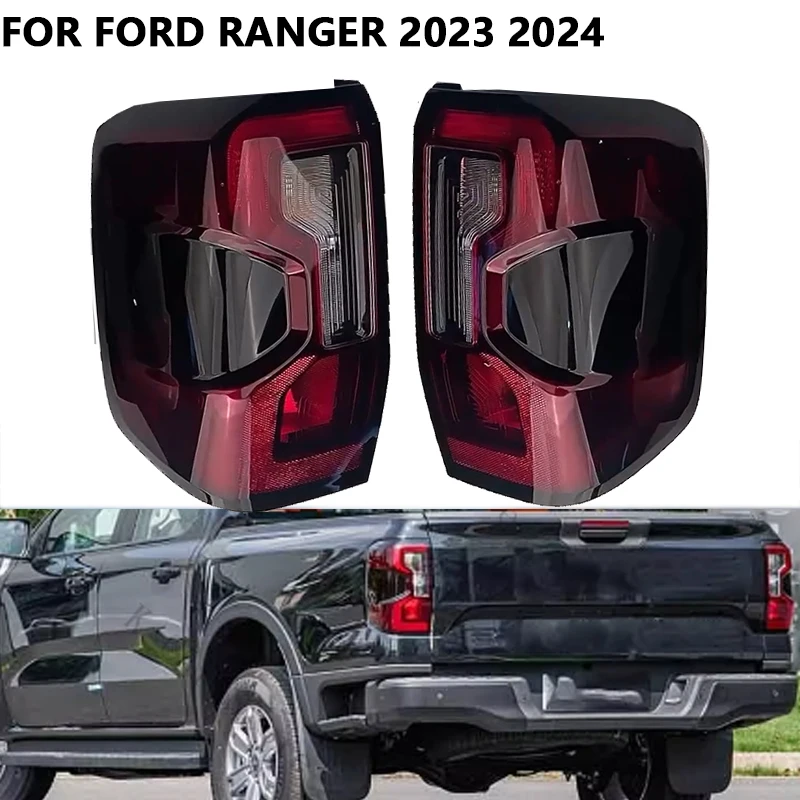 Car Tail Light Assembly Rear Brake Signal Lamp For Ford Ranger 2023 2024 Halogen Running Reversing Light Car Accessories