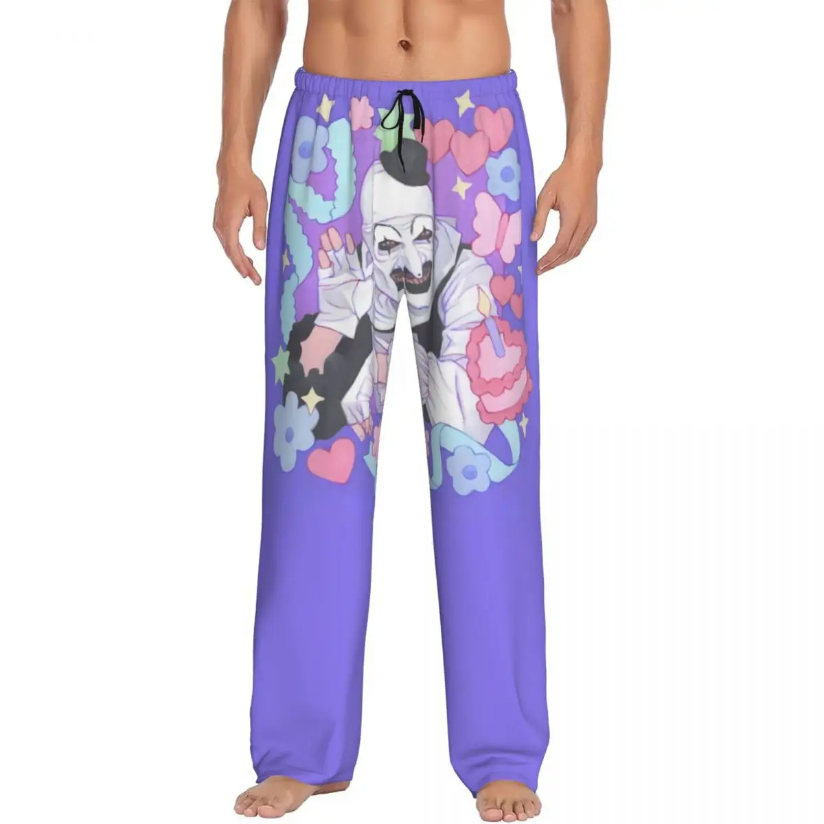 

Custom Print T-Terrifiers Horror Movie Pajama Pants for Men Sleep Sleepwear Bottoms with Pockets