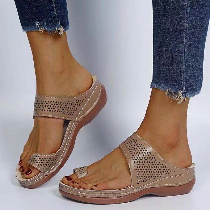 

New Style Fashion Women Sandals Shoes Women Elegant Low Heels Sandals Summer Slippers Wedge Heeled Sandals Female Zapatos Mujer