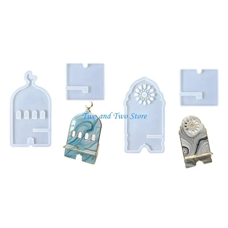 

HX6F Compact Travel Friendly Phone Holder Mold For Resin Art And Tablet Display