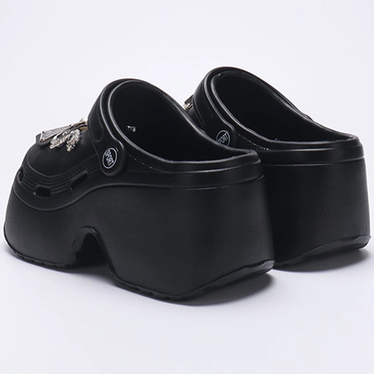 Women Chunky Platform Sandals 2024 Summer Soft Thick Sole Diy Clogs Garden Shoes Woman Closed Toe Non-Slip Beach Slides Sandals