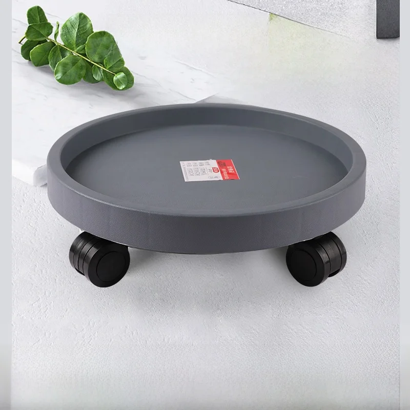 portable-flower-pot-tray-with-plastic-base-and-universal-wheels-water-collection-dish-flower-pot-bottom-support