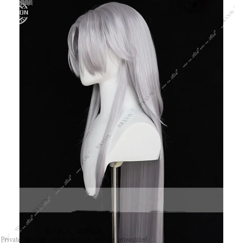 Calcharo Wuthering Waves Game Nieuwe Pruik Cosplay Pruik Alleen Nieuwe Rollen Calcharo 120Cm Extensie Pruik Huurling Master Party Woman Man