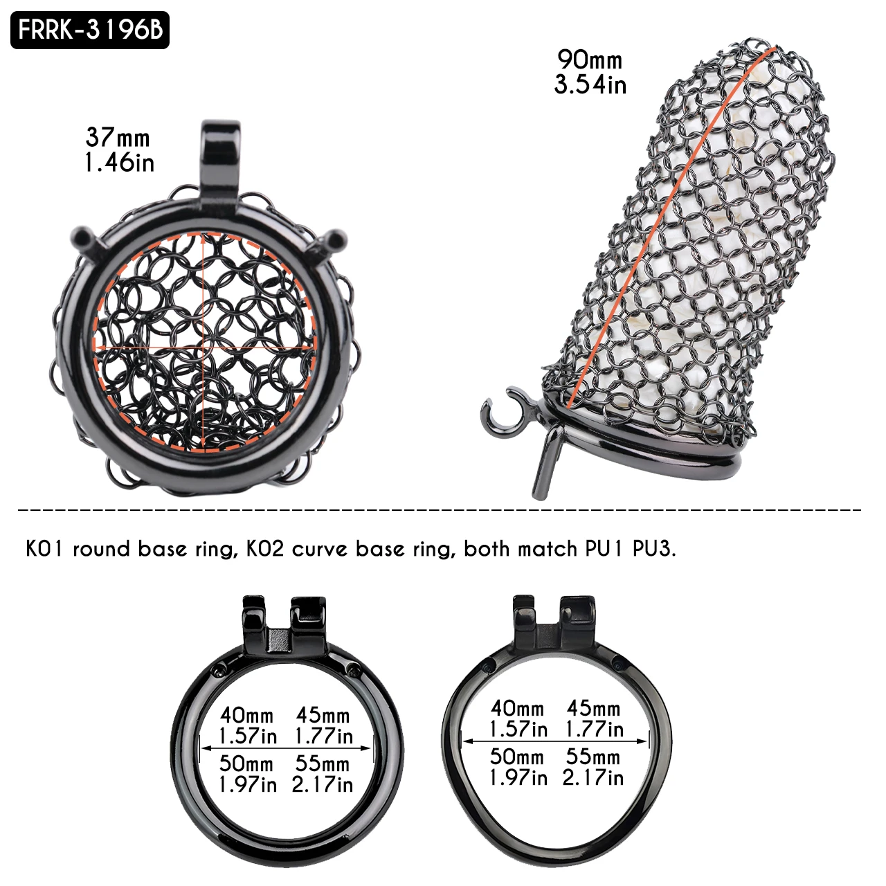 FRRK Black Soft Metal Mesh Chastity Cage игрушки для удовольствия Sex Fun BDSM Toys Erotic Shop Penis Ring