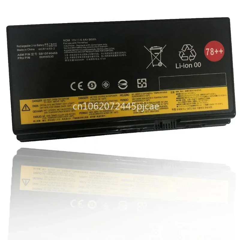 SB10F46468 78++ 78+ 01AV451 00hw030 Battery Battery For P70 20ER 20ES P71 20HK Series