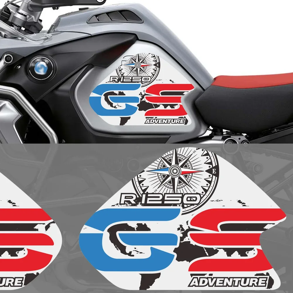 For BMW R1250GS R1250 1250 GS ADV Adventure Protector Motorcycle Body Gas Fuel Oil Tank Pad Stickers Decals