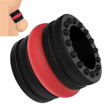 Giocattoli del sesso Strumenti Scroto maschile Anello di bloccaggio Rimovibile Erezione Ritardo Tempo Eiaculazione Anelli del pene Ingrandimento Cazzo Palla Barella