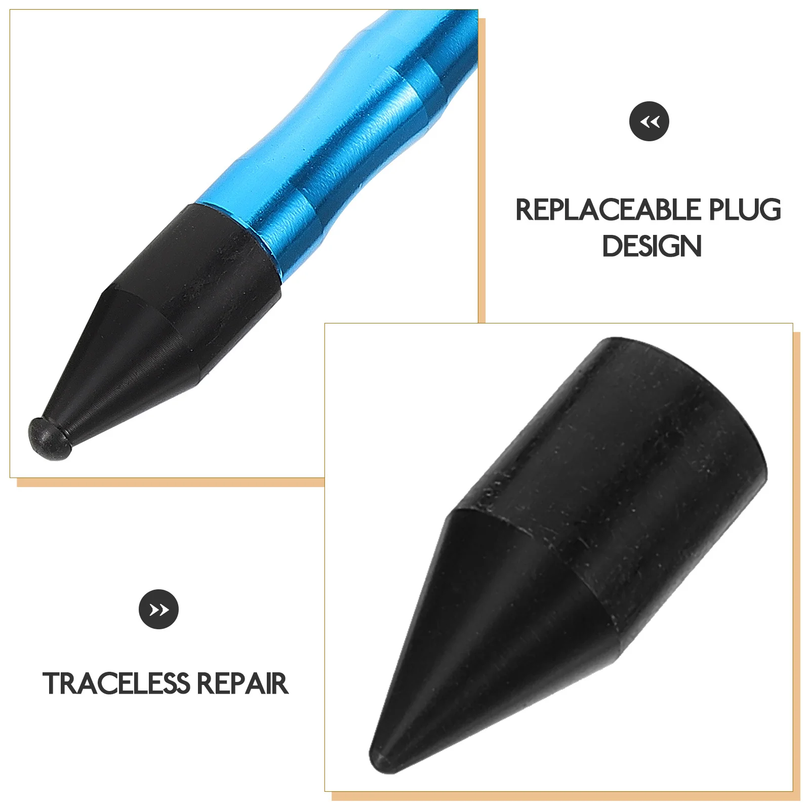

1Set Car Body Repair Dent Removal Tools Tap Down Pen Durable Automotive Surface Repair Kit Replacement Tips Included