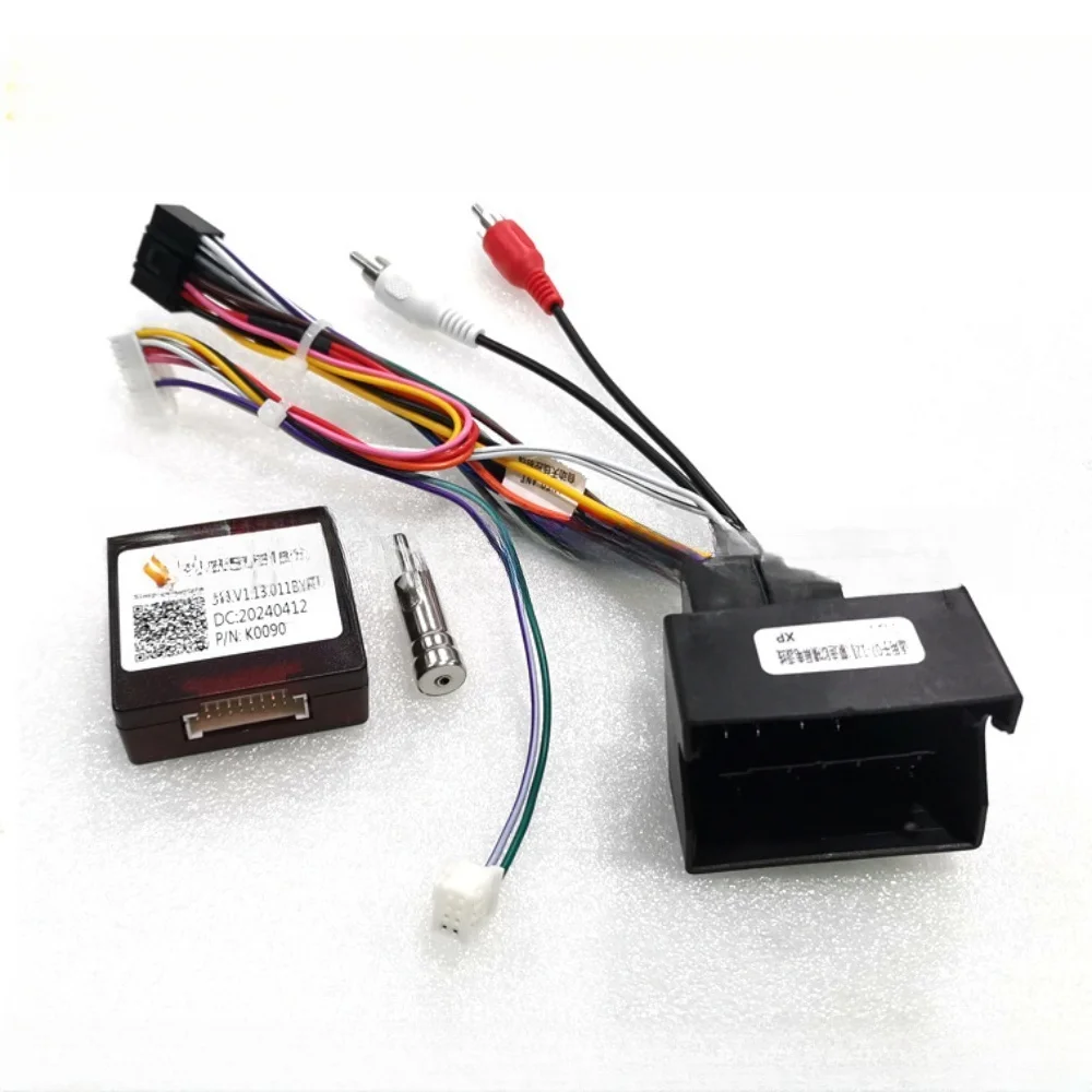 16 Pin Power Cable DVD Canbus Box RP5-FD-001 For FORD Mondeo/FORD S-MAX/Foucs Android 2 Din Harness Wiring Cables Radio Stereo