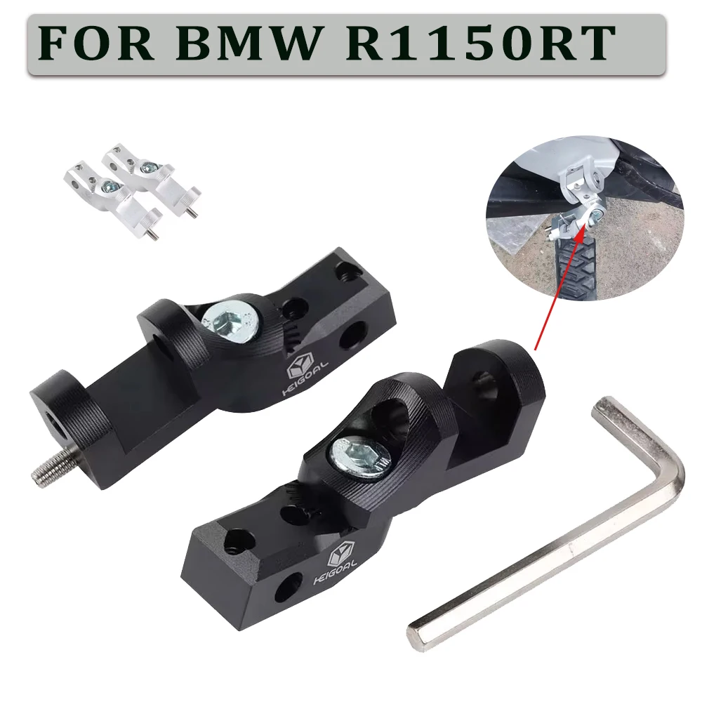 

For BMW R1150RT R 1150RT R1150 RT 2001 - 2005 2022 2003 Motorcycle Adjustable Driver Footrest Foot Peg Passenger Lowering Holder
