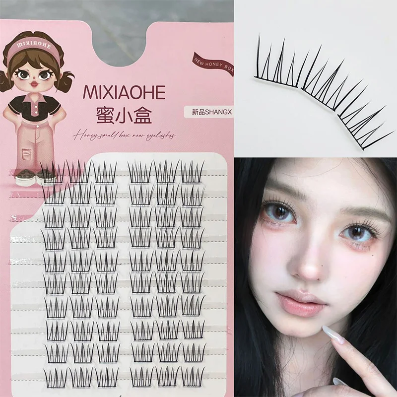 

Girl Group False Eyelashes New Style A Shape lashes Eyelashes extenstion wispy lash for Women Girls Cosmetic Supplies