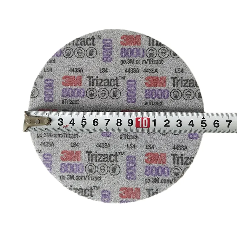 3M 30806 ورق صنفرة ثلاثي الأبعاد كاشط 6 بوصة 8000 حبيبة 15 قطعة
