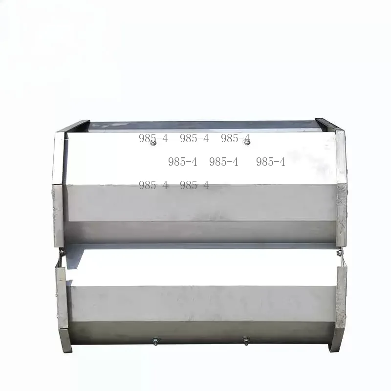Automatic Piglet Feeding Machine, Stainless Steel Double-sided Nursery Bed Equipped with Pig Feed Trough