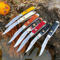 Watchman Knife Bone Slip Joint Multi Blade Folding Pocket Knives Classic Traditional Tree High quality