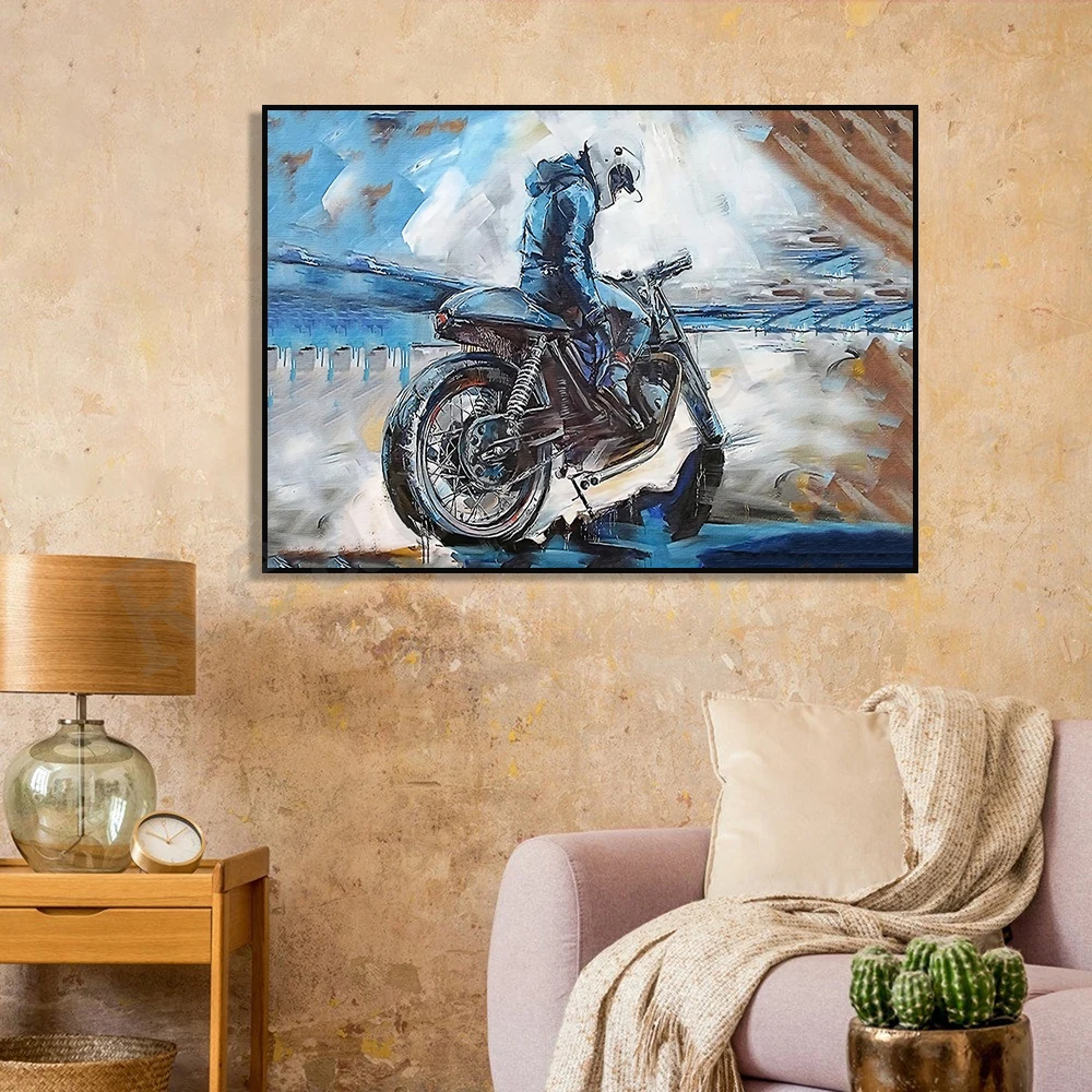 motorcycle poster, biker art, motorcycle poster decoration, motocross print, motorcycle lover gift