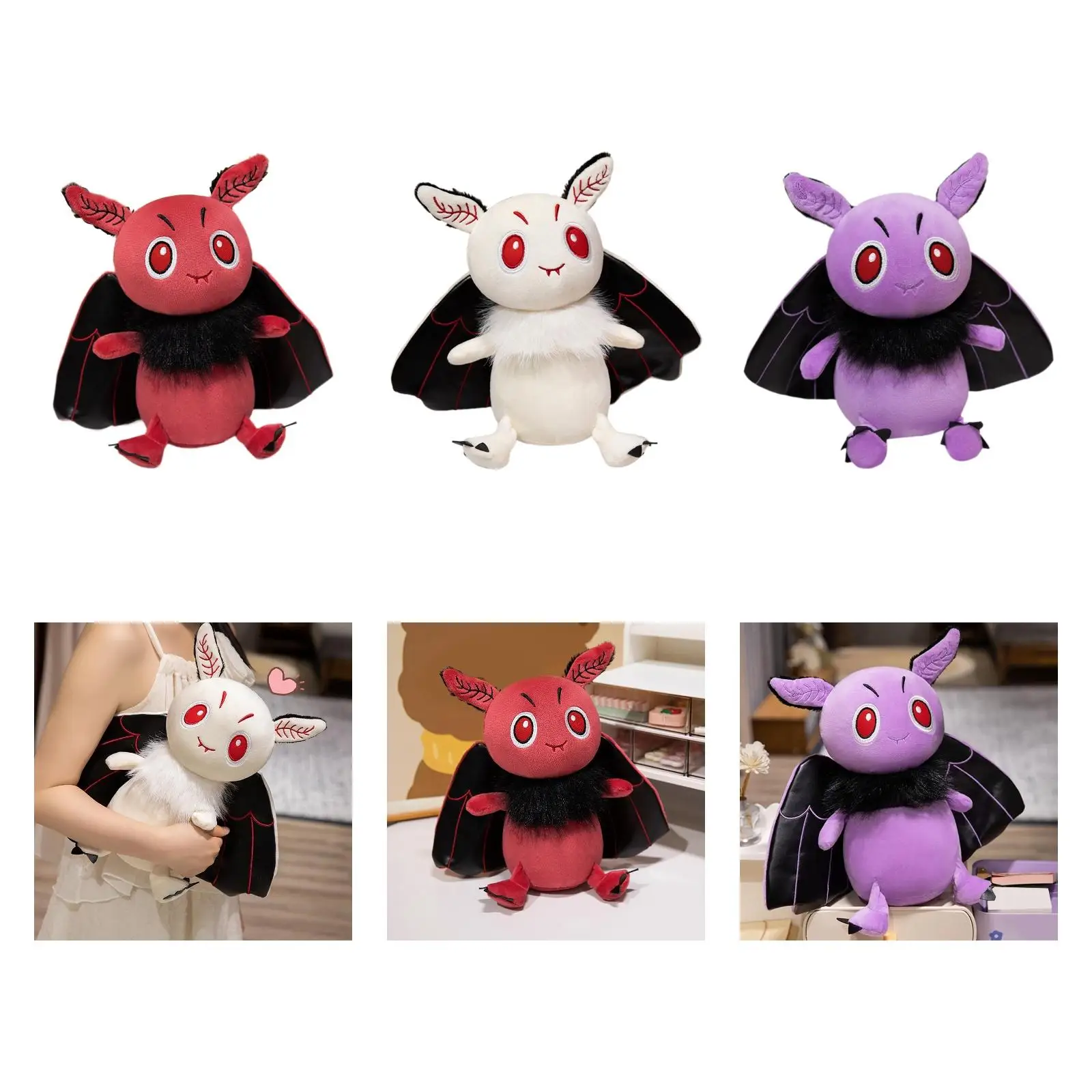 

Plush Moth Stuffed Toy Moth Plush Doll Soft Supplies Holiday Gift Stuffed Animal Toy for Toddlers Home Decor Party Favors