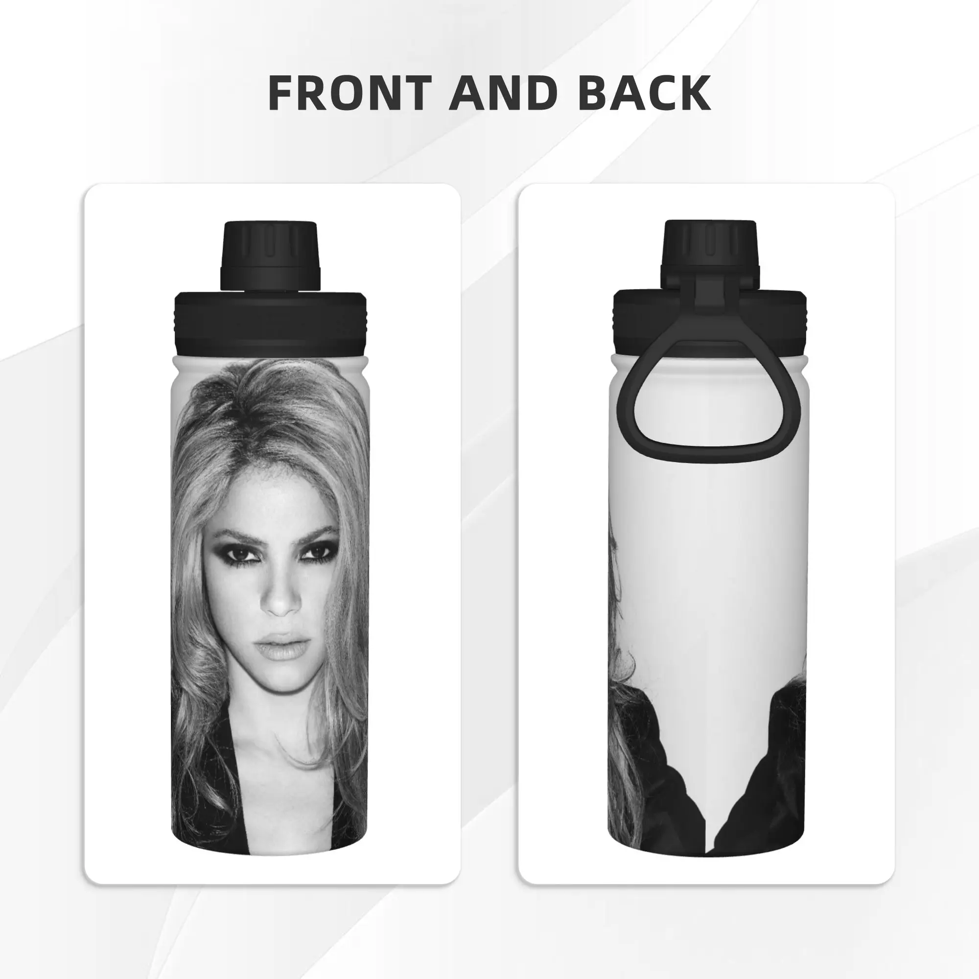 Singer S-Shakira 18OZ Sports Insulated Kettle  Thermal Cup Vacuum Flask Office Home Mugs Hot Cold Drink