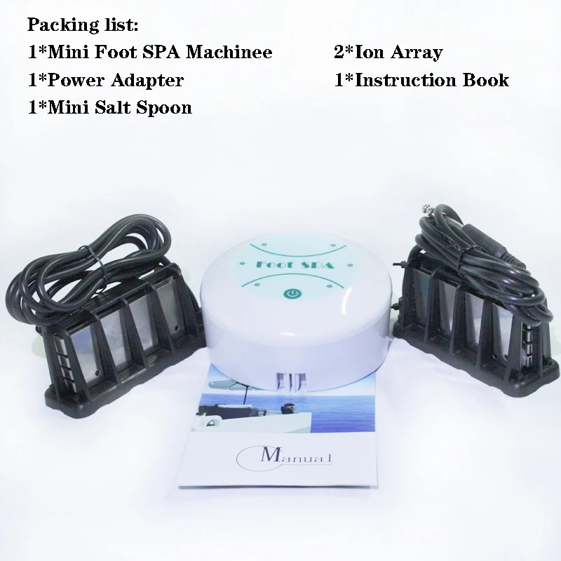 

Mini Detox Machine Ion Cleanse Ionic Foot Detox Machine Bath Aqua Cell Spa Machine Detox Foot Bath 2PCS ION ARRAY