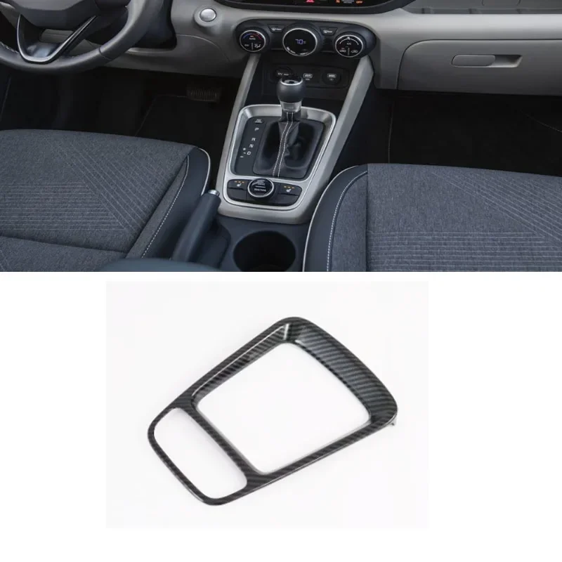 LHD For Hyundai Venue 2019 2020 2021 2022 ABS Interior Accessories Steering Wheel Cover Gear Shift Cover Air Condition Cover