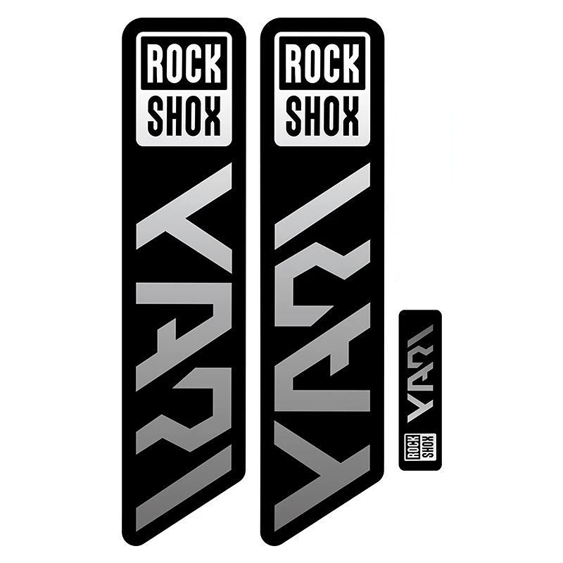 Rockshox Bicycle Front Fork Sticker Mountain Road Bike Front Fork Decals Cycling Waterproof Decorative Sticker Cycle Accessories