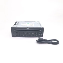 For Peugeot 206 207 307 308 Citroen C3 C4 Original Radio RD4 Replace RD43 Support CD USB AUX Upgrade （give away USB cable)