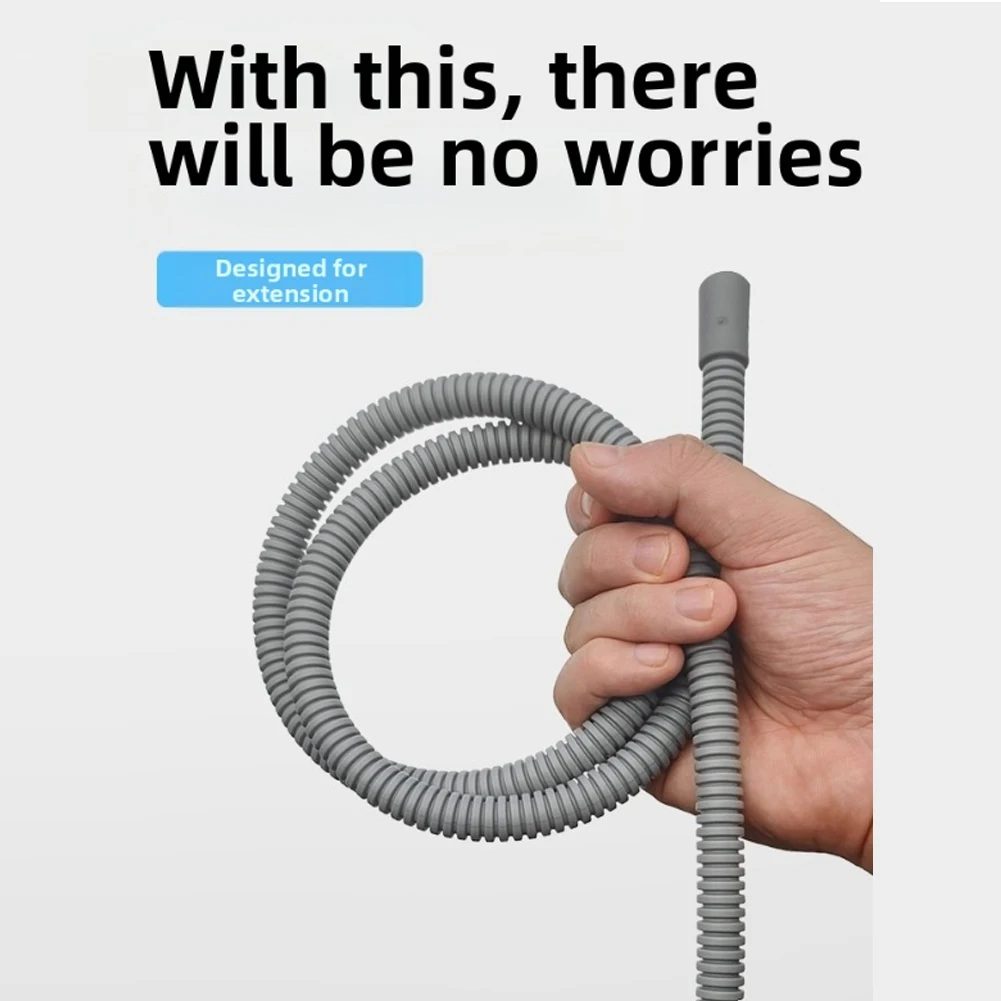 1/1.5/2m Dryer Drain Pipe Extension For Easy Install & Efficient Washing Machine And Drain Pipe Extension Adapter