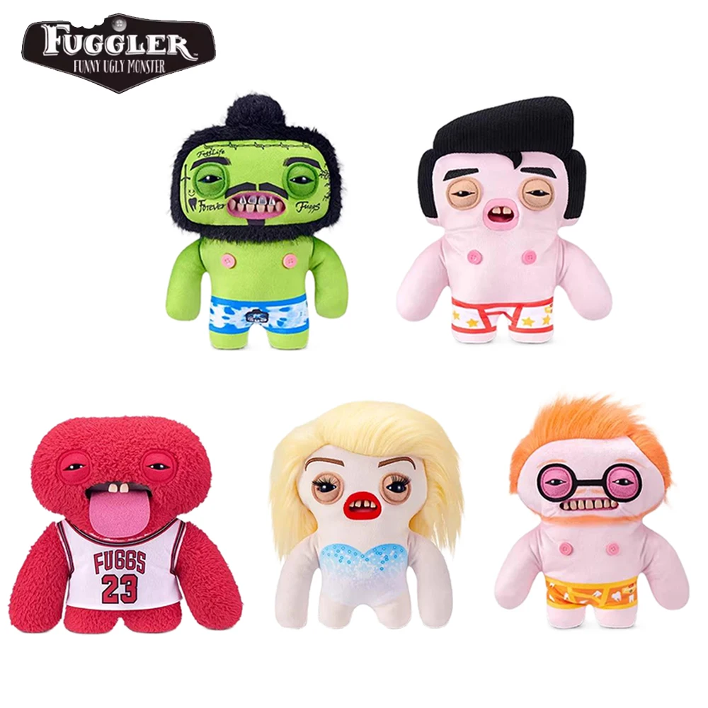 

Оригинальная кукла-монстр Fuggler Ugly Monster Tooth Fuggstars Hollywood Star Swift Fleeting Fartle Jordan Celebrity Series, сувенир, подарок