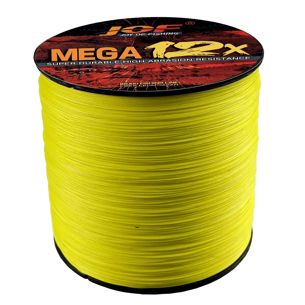 PE Braided Fishing Line Multicolor 12-wire Braid 12 Strand 500m 25 30 39 50 65 77 92 120LB for Big Game Fishing Saltwater Tackle