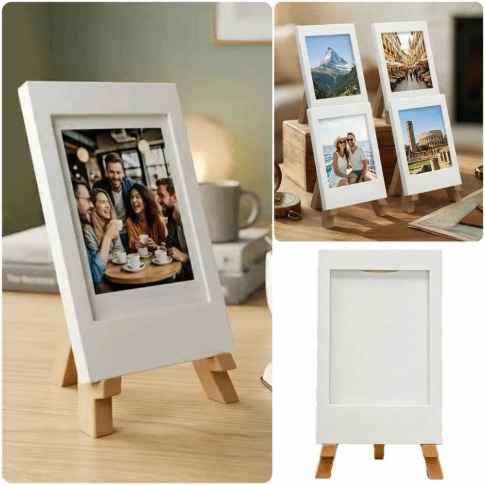 Multicolor Mini Photo Easel Frame Multi-Scenario Universal Photo Frame Easel Tabletop Decoration Instant Photo Frame