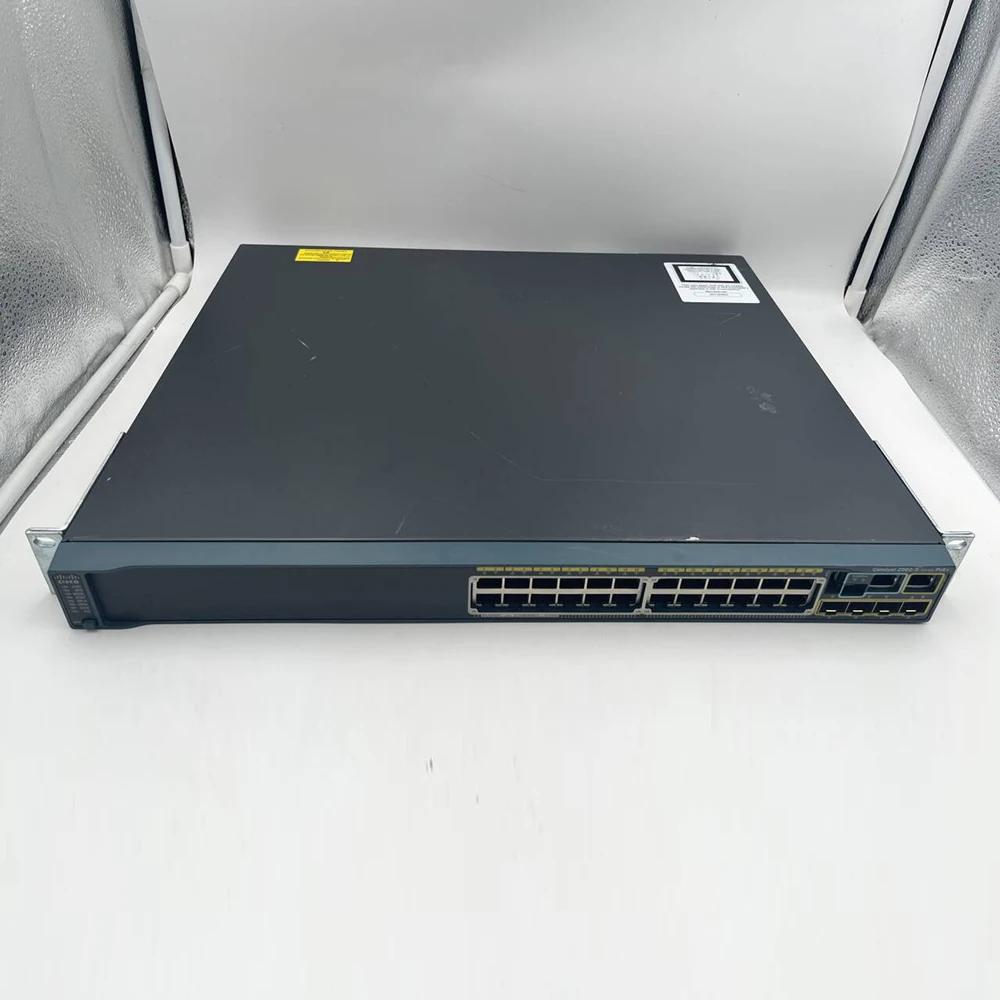 Для Cisco WS-C2960S-24PS-L 24-портовый гигабитный сетевой коммутатор SFP с питанием от POE, 4 порта