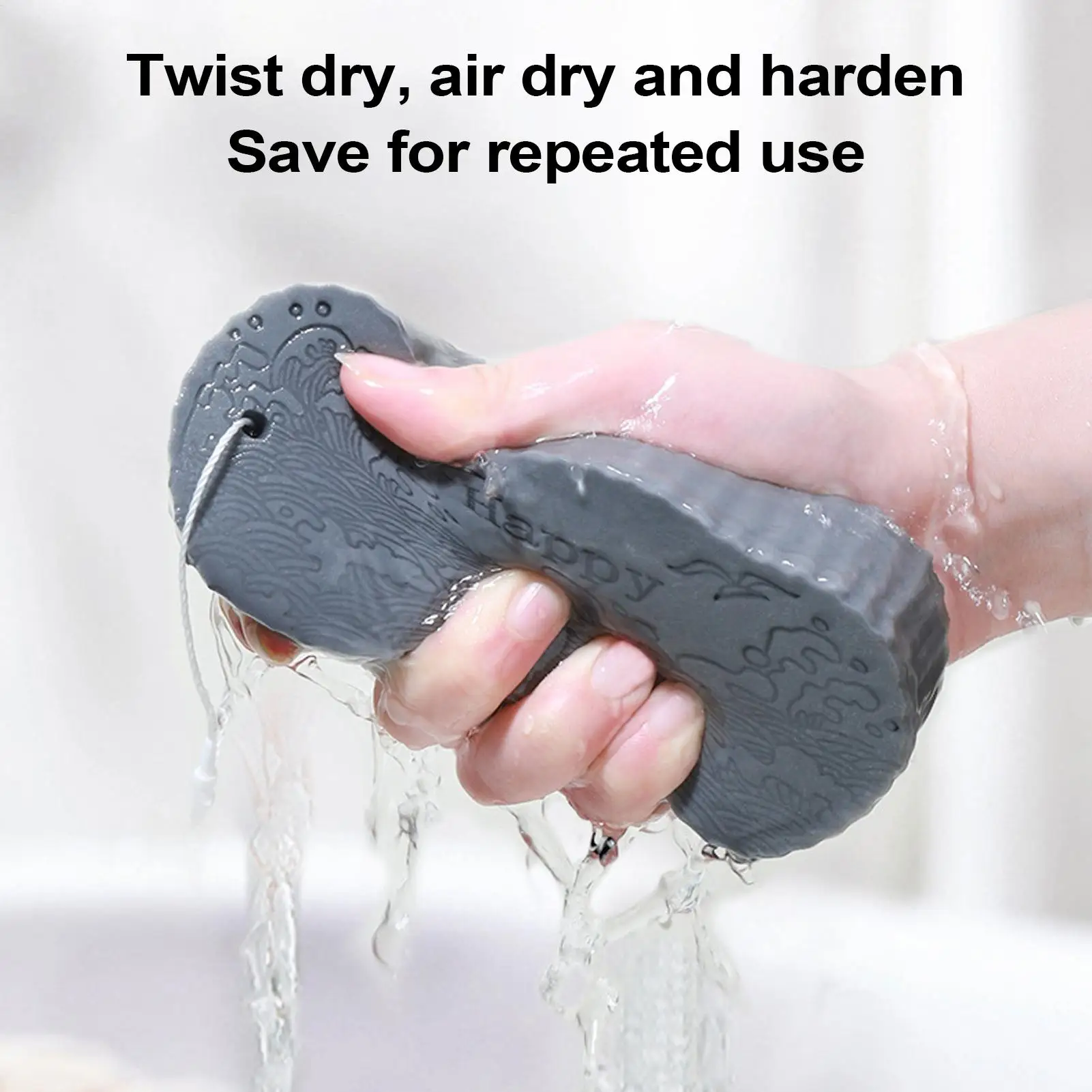 

Безболезненная губка для душа, отшелушивающая массажная щетка для тела, удаление омертвевшей кожи, очищающая губка-пилинг, аксессуары для ежедневного использования дома