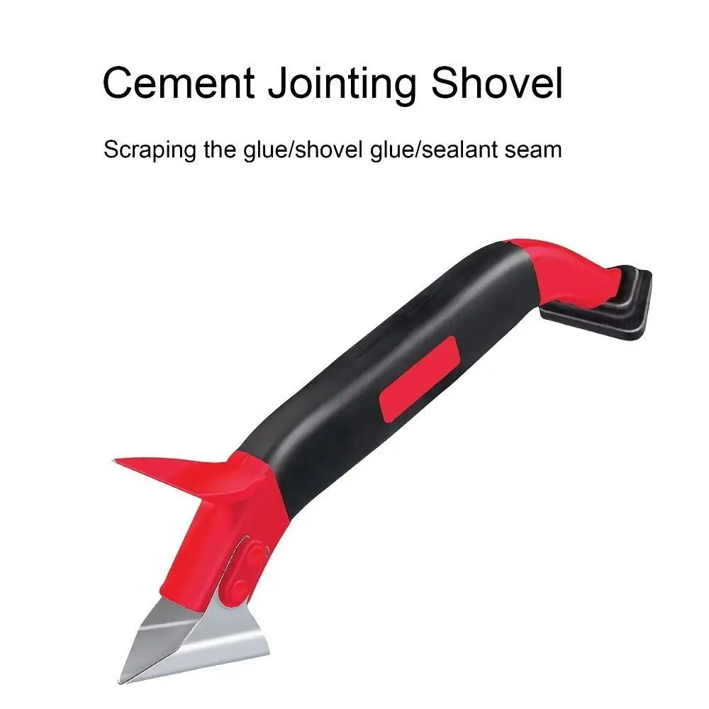 Cement Removal 3-in-1 Caulk Tool Ergonomics Grip Multi-function Glue Scraper Durable Stainless Steel Spureboard Window