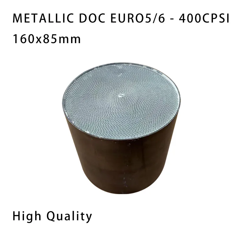 Aftermarket Metallic DOC Diesel Oxidation Catalyst 400 CPSI, Ø160x85mm, Euro 5/6 Compatible Exhaust Purifier