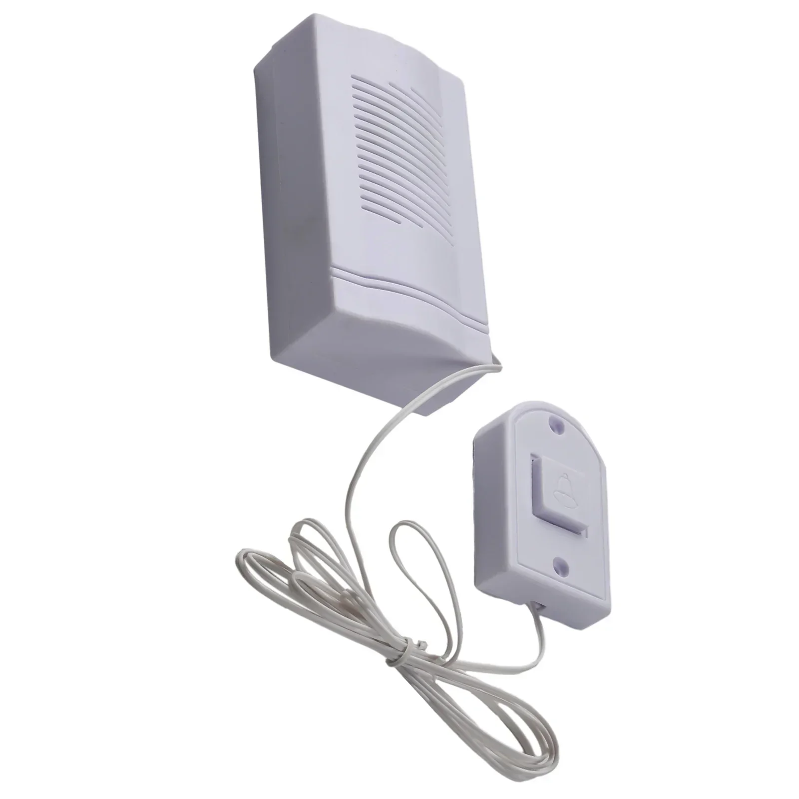 Timbre de puerta con cable para invitados, timbre de puerta con ahorro de energía, Kits de timbre con cable de seguridad, Panel de campanas para puertas de Hardware, 1 unidad