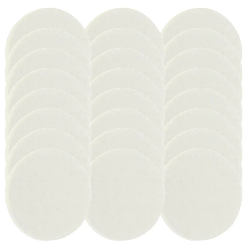 200 Pcs Essential Oils Diffusers for Home Aromatherapy Cotton Pads Household White Necklace Locket