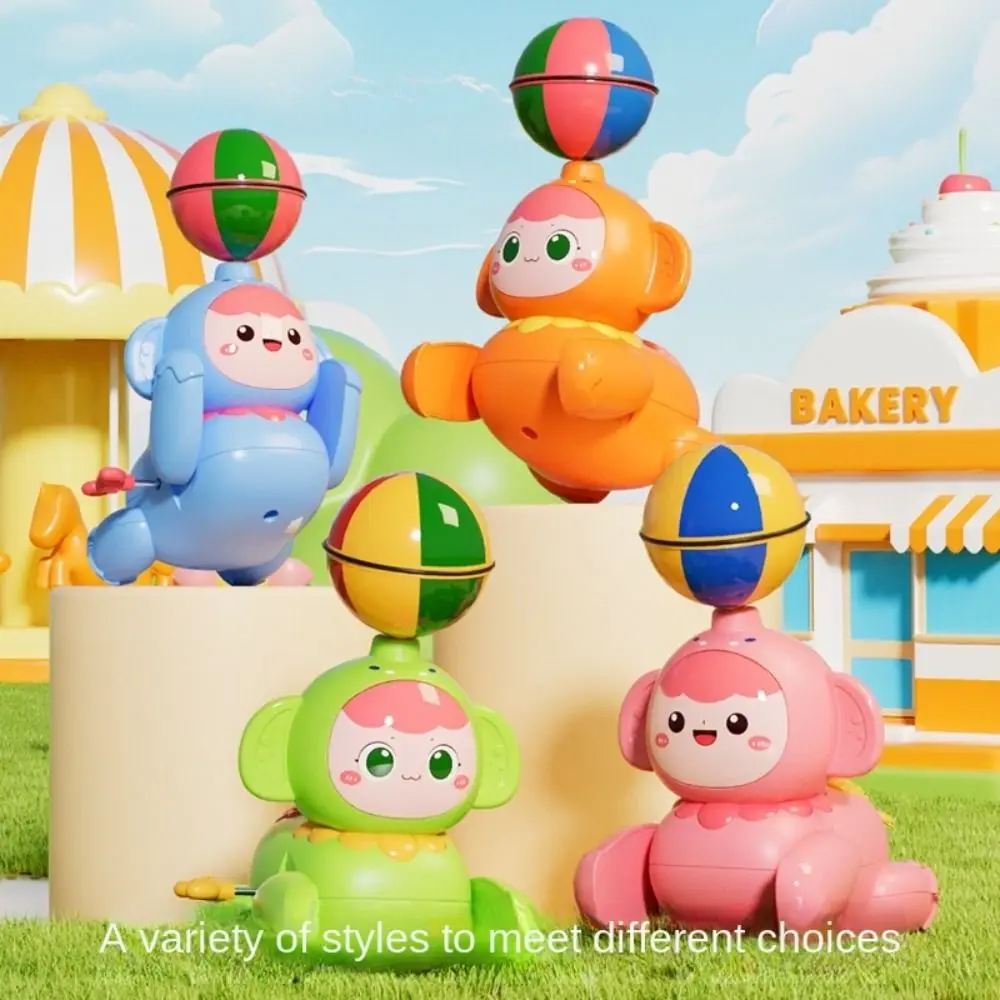Impara a gattonare Giocattoli per bambini Occhi grandi Meccanismo a orologeria Arrampicata Apprendimento Bambola strisciante Fischio Cartoon Twist Walking Duck Bambino