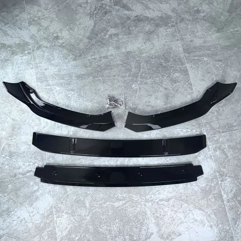 Voor Vw Arteon R Vw Arteon R Schieten Rem 2020-2025 Rs Stijl Voorbumper Lip Spoiler Splitter Diffuser 4 Stuks Voorste Lip Splitter