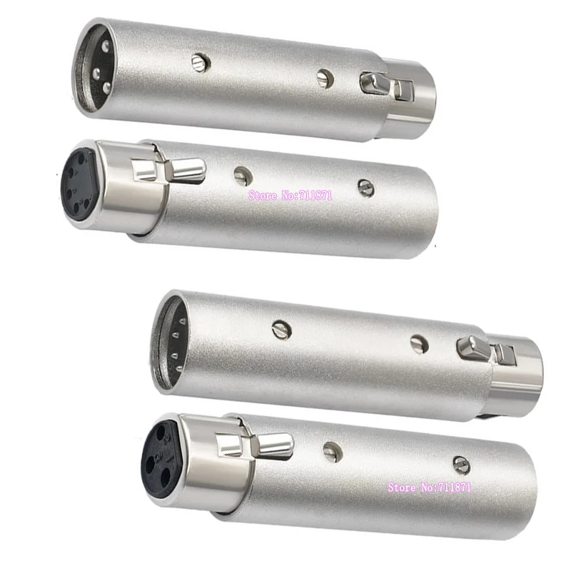3Pin ชาย 5 พินหญิง XLR อะแดปเตอร์เชื่อมต่อ 5Pin หญิง 3 ขาชาย Xlr Connector อะแดปเตอร์ 3 5 Pin XLR ชายหญิงปลั๊กซ็อกเก็ต