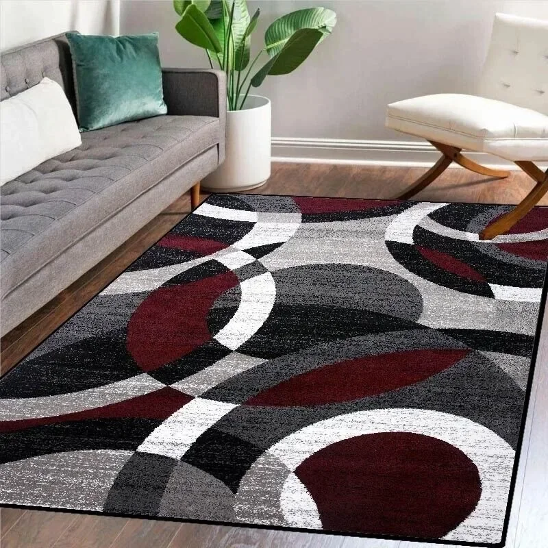 Nordic Abstract Living Room Carpet Large Fashion Room Decor Carpets for Bed Room Children Gaming Rug Decoration Home Fluffy Mat