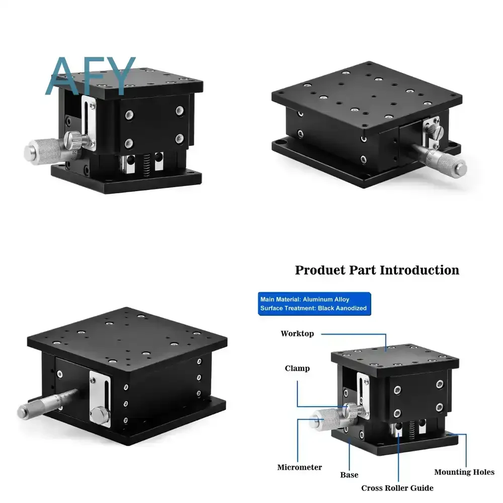 Manual Lifting Platform for Diacion LZ60-2 LZ80-2 LZ90-2 LZ125-2 Lightweight High Load Capacity Z Axis Linear Guide Rail