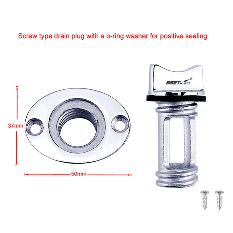 BSET MATEL 1 Cal stal nierdzewna 316 łódź Garboard pawęży kadłub korek spustowy gniazdo Bung otwór drenaż kajak akcesoria do kajaków
