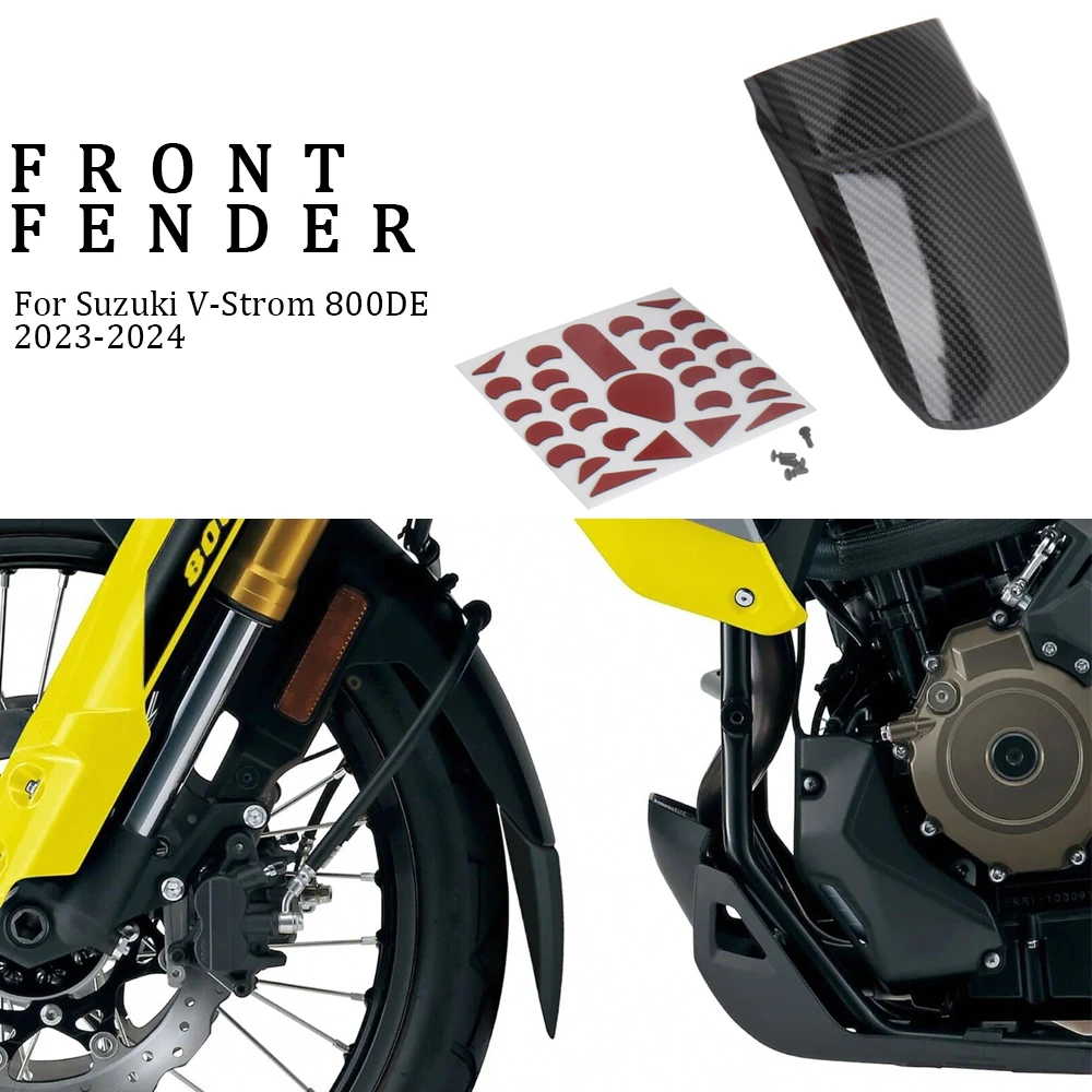 

New Extender For Suzuki V-Strom 800DE V-STROM 800 DE 2023 2024 Motorcycle Mudguards Front Fender Splash Guard Extension