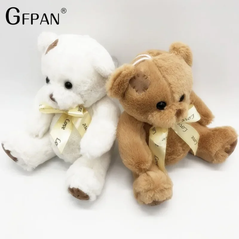 New High Quality Lovely Pacth Bear 3 Colors Soft Plush Toy Bear Kawaii Cotton Animal Birthday Gift For Lover Low Price