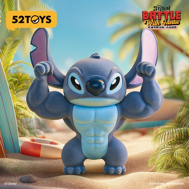 

Genuine 52TOYS Lilo & Stitch Muscle Stitch vs Gantu Action Figure Large Collectible Statue Toy Gift for Adults In Stock